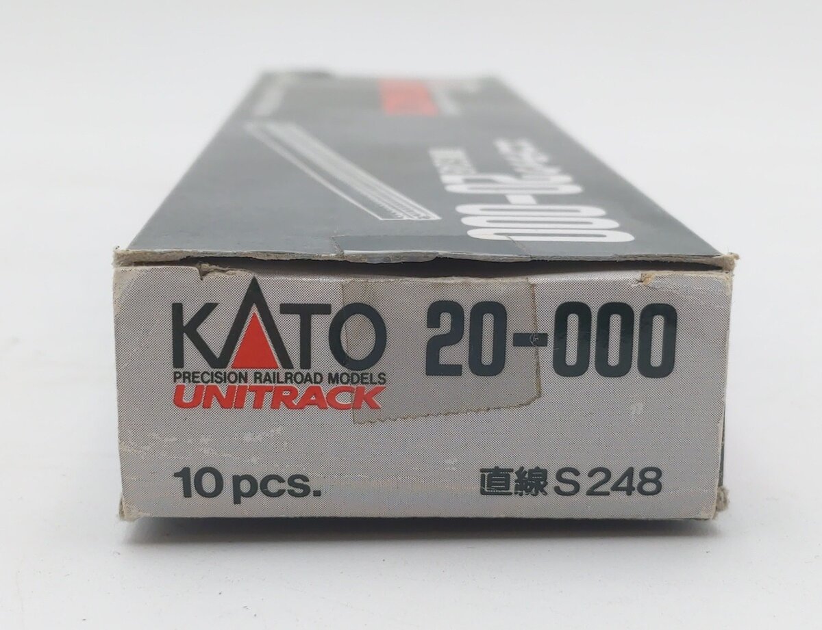 Kato 20-000 N 248 mm 9-3/4" Straight UniTrack (Box of 10) VG/Box