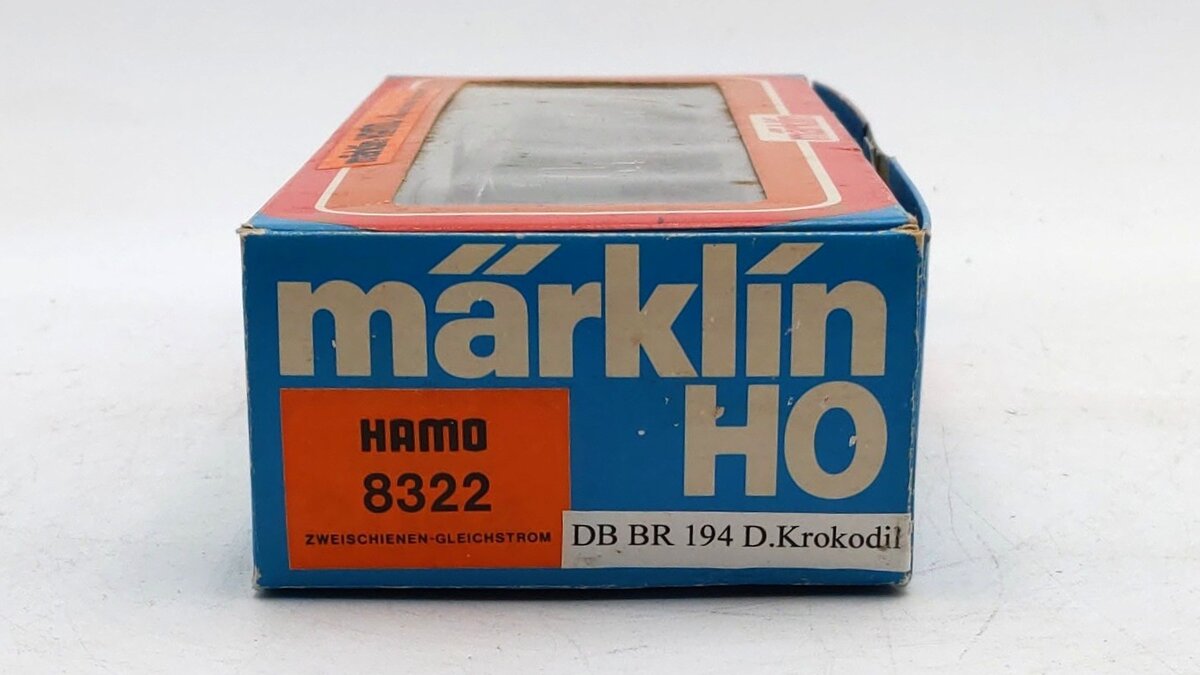 Marklin 8322 HO Scale DB E94-276 Electric Locomotive EX/Box