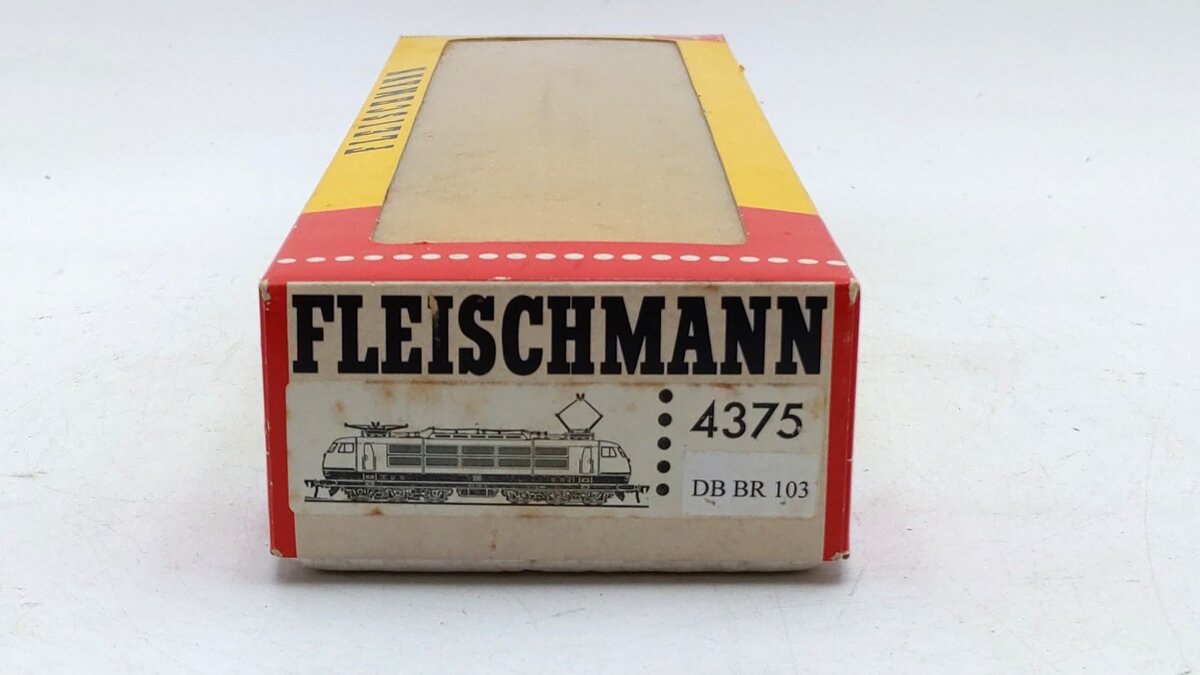 Fleischmann 4375 HO Scale Deutsche Bahn (DB) 103 118-6 Electric Locomotive EX/Box