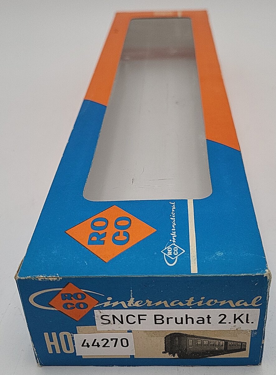 Roco 44270 HO Scale SNCF Bruhat Two Door Passenger Car EX/Box