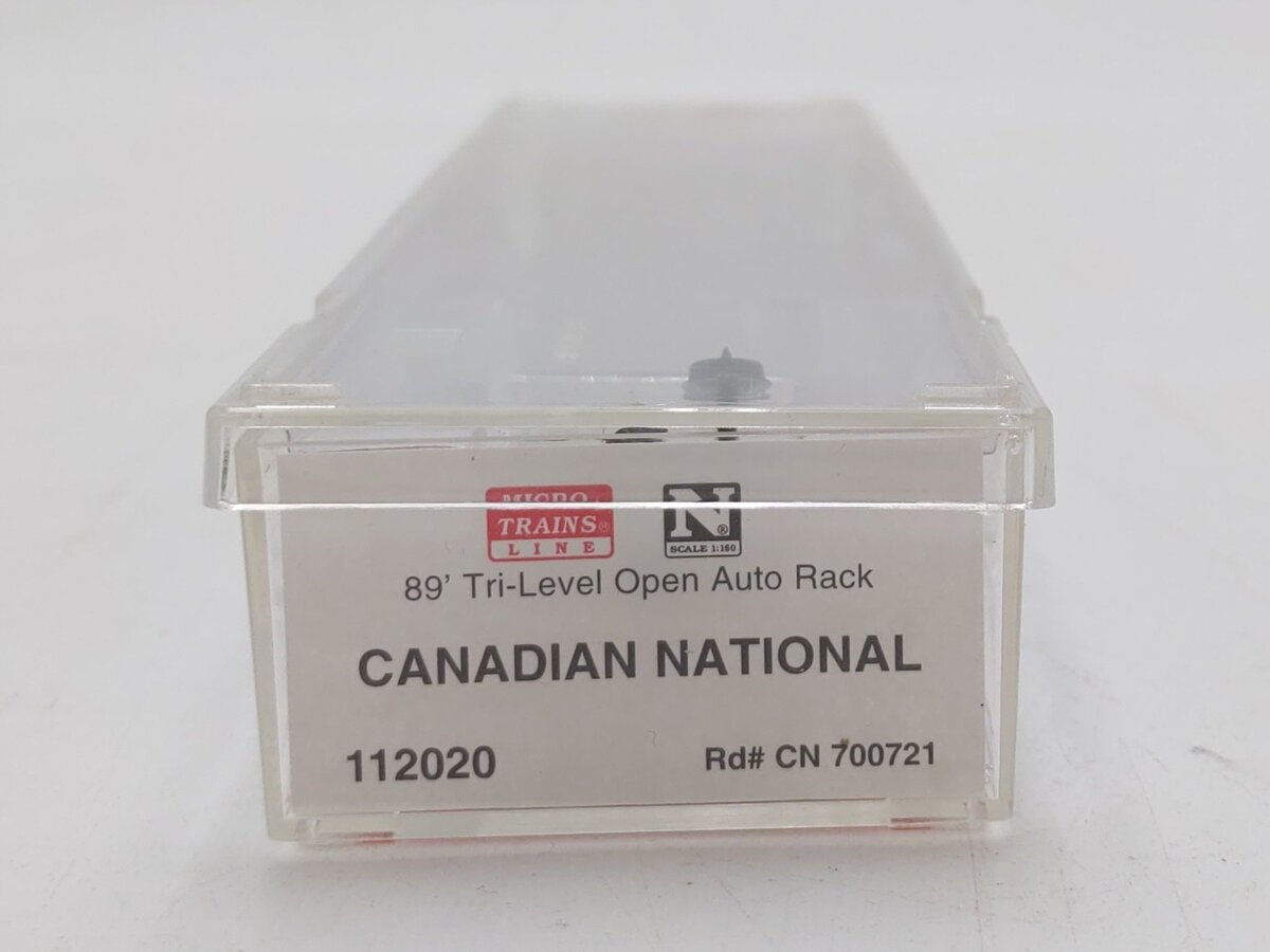 Micro-Trains 11200020 N Canadian National 89' Tri-Level Open Auto Rack #700721 NIB