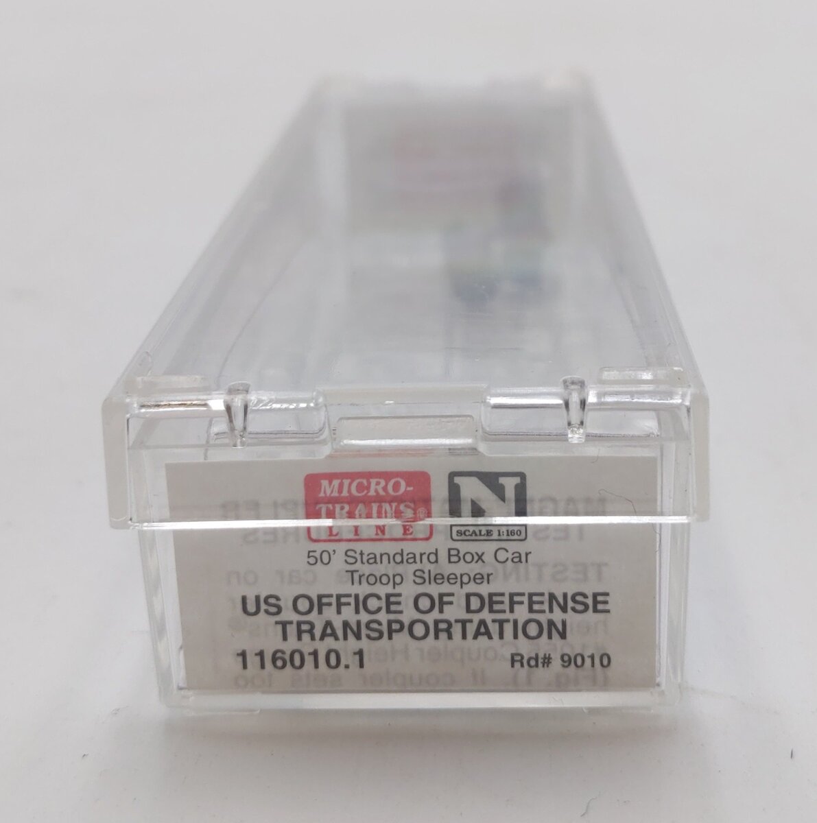 Micro-Trains 11600011 N US Office of Defense 50' Troop Sleeper Car #9010 NIB