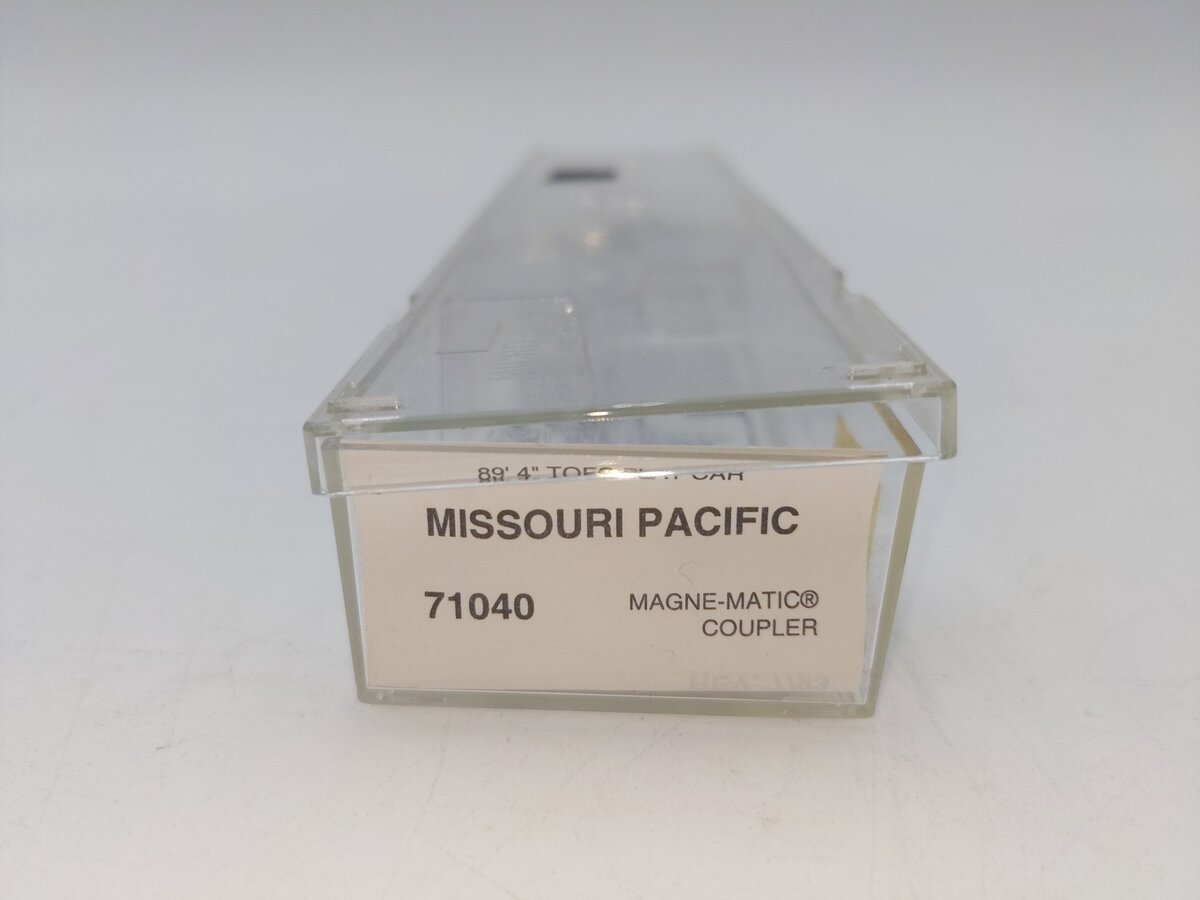 Micro-Trains 07100040 N Missouri Pacific 89' 4" TOFC Flat Car #838201 EX/Box