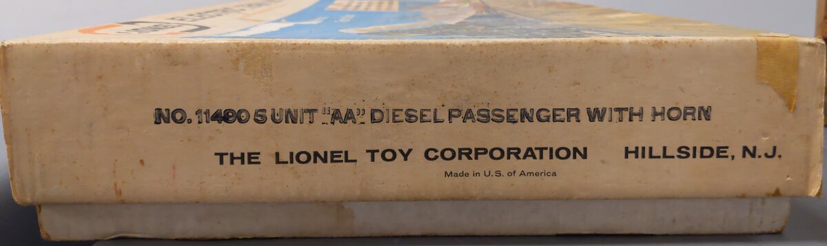 Lionel 11490 Vintage O Santa Fe 5-Unit Diesel Passenger Set VG/Box