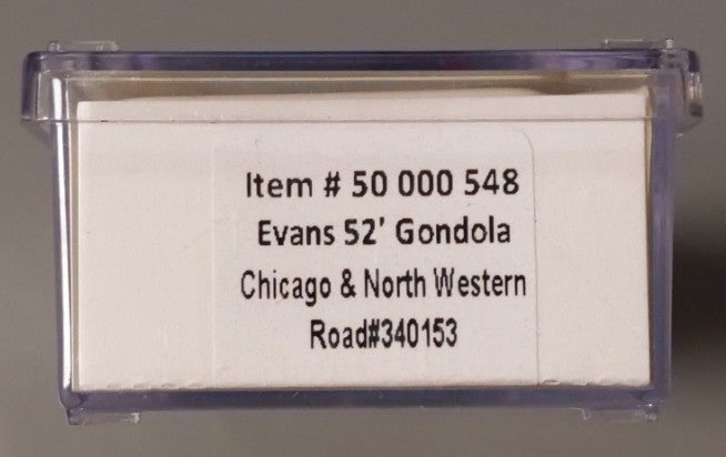 Atlas 50000548 N Scale Chicago North Western 52' Gondola #340153