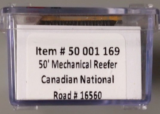Atlas 50001169 N Scale Canadian National 50' Reefer Car #16560