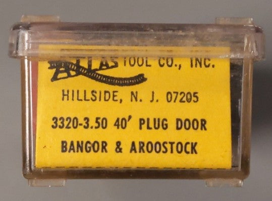 Atlas 3320 N Scale Bangor & Aroostook 40' Plug Door Boxcar #12002 LN/Box