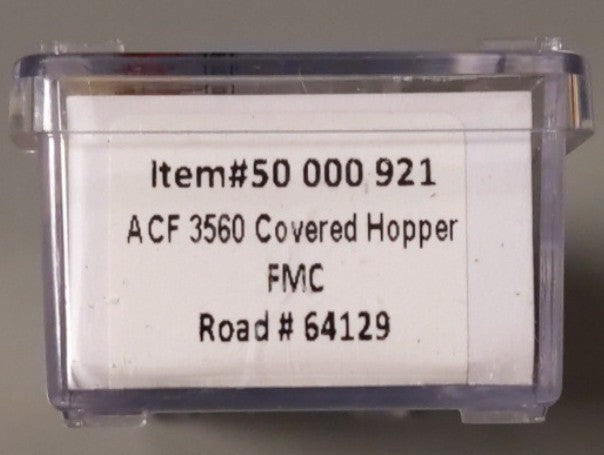 Atlas 50000921 N Scale FMC ACF 3560 Covered Hopper Car #64129 LN/Box
