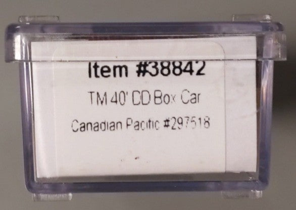 Atlas 38842 N Scale Canadian Pacific TM 40' DD Boxcar #297518