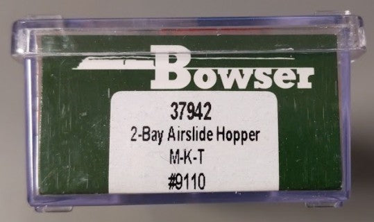 Bowser 37942 N Missouri Kansas Texas Air Slide Covered Hopper #9110