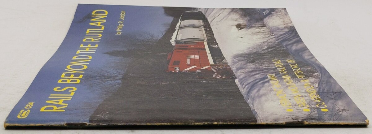 Rails Beyond The Rutland Paperback Book By Philip R. Jordan VG