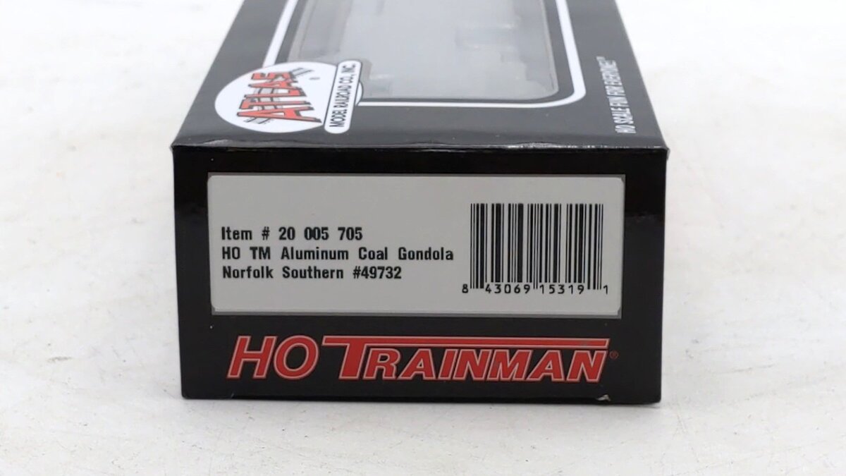 Atlas 20005705 HO Norfolk Southern Trainmaster Aluminum Coal Gondola #49732
