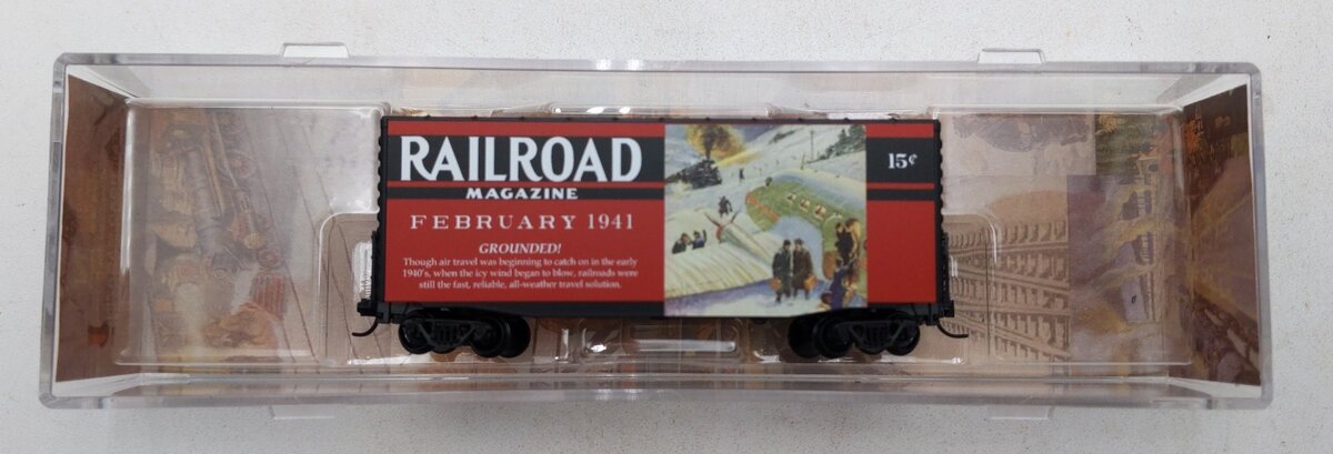 Micro-Trains 10100891 N Railroad Magazine "Grounded" February 1941 Boxcar