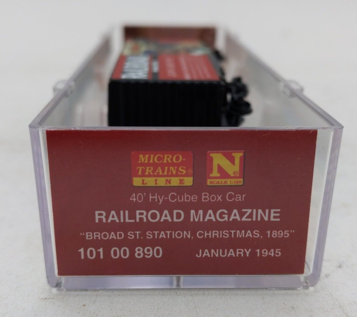 Micro-Trains 10100890 N Railroad Magazine #11 January 40' Hy-Cube Boxcar