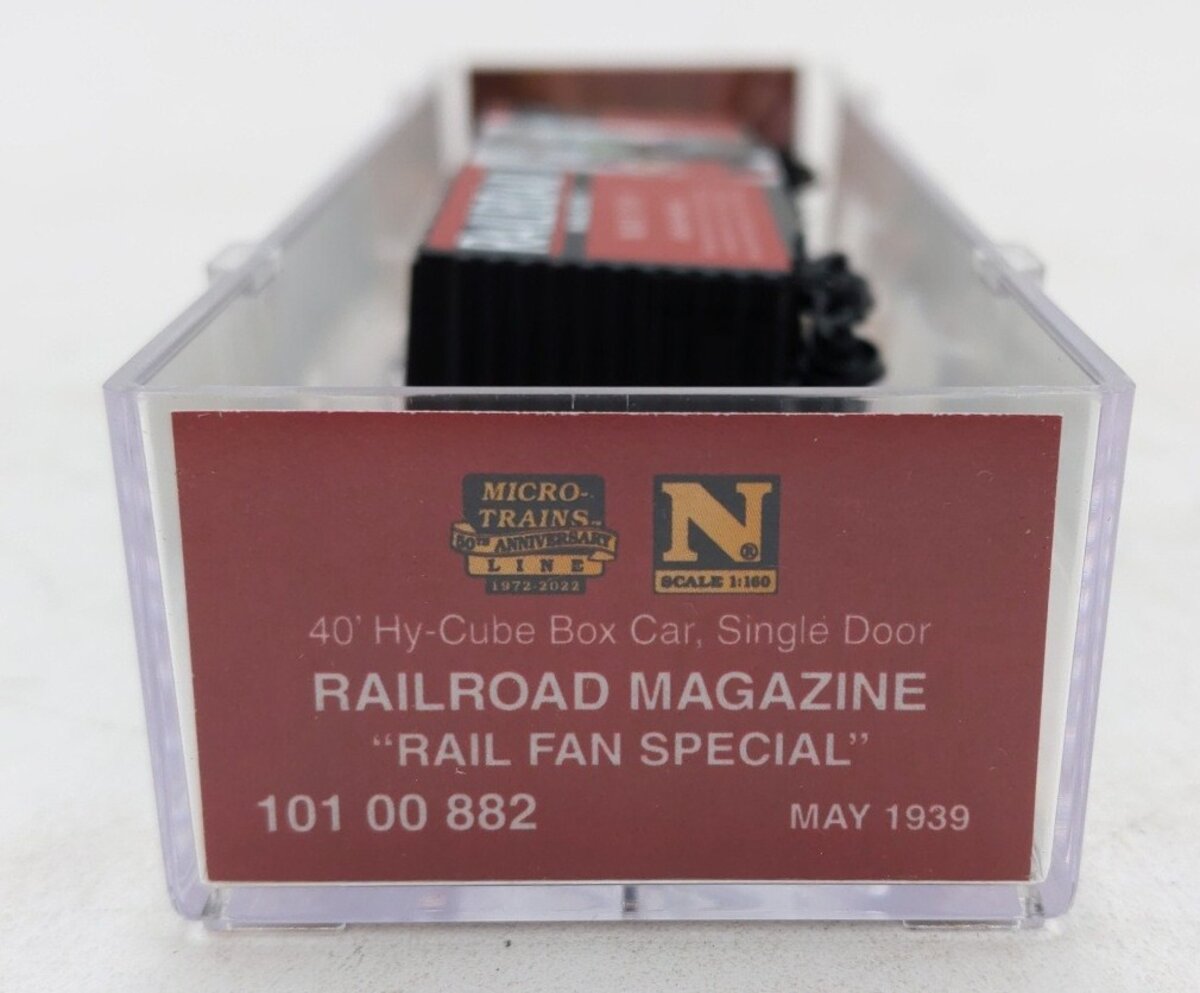 Micro-Trains 10100882 N Railroad Magazine #3 - May 40' Hy-Cube Box Car