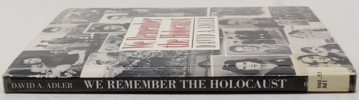 We Remember the Holocaust Paperback Book By David A. Adeler VG