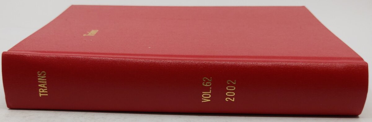 Trains Vol.62 2002 Hardcover Book EX