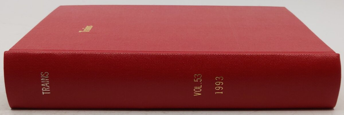 Trains Vol.53 1993 Hardcover Book EX