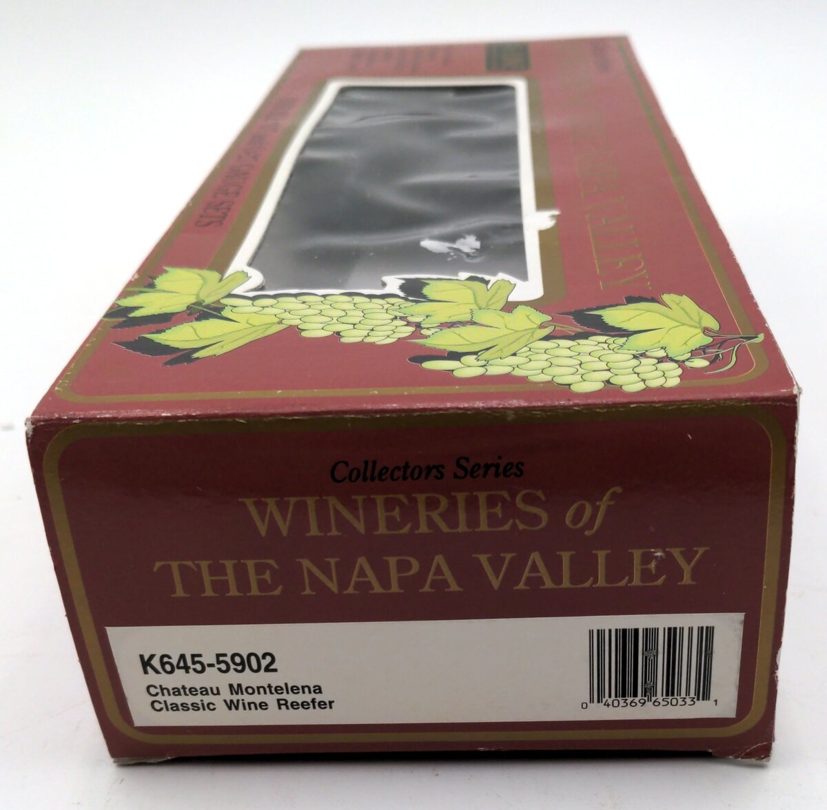 K-Line K645-5902 O Gauge Chateau Montelena Classic Wine Reefer LN/Box
