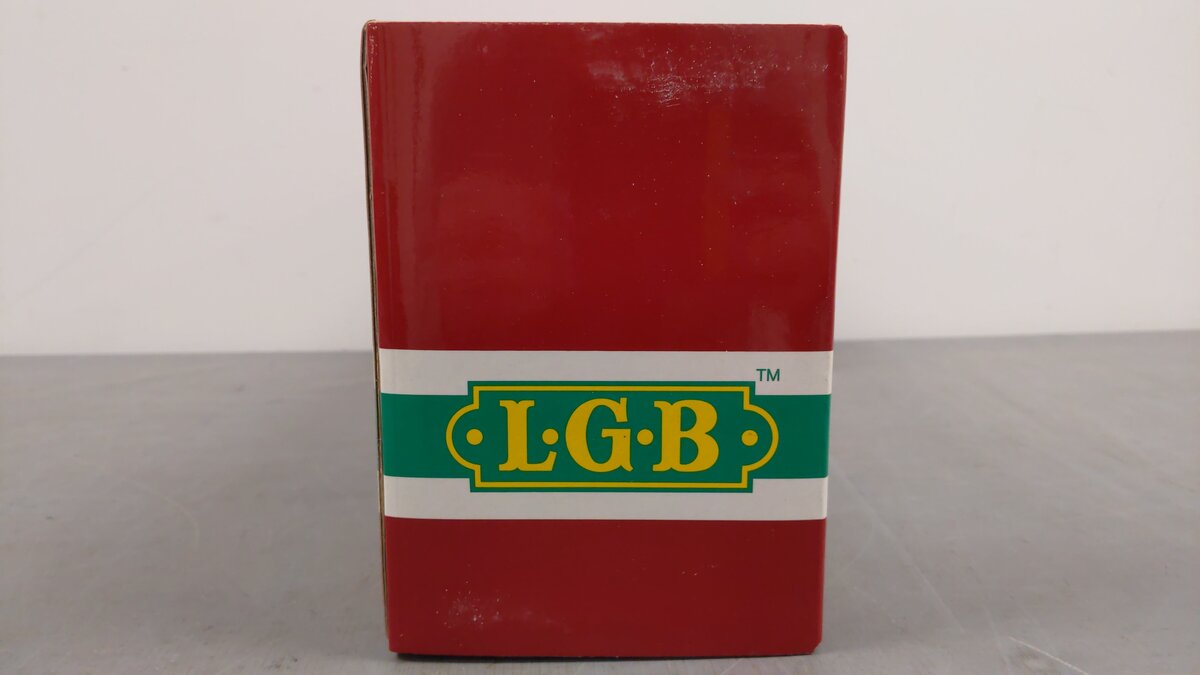 LGB 4076-W02 G Scale White Pass 2-Bay Hopper w/ Coal Load EX/Box