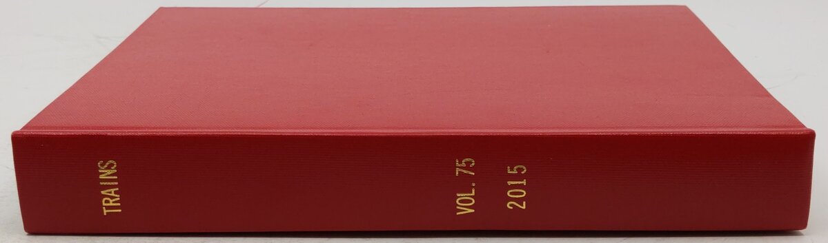 Trains Vol.75 2015 Hardcover Book EX