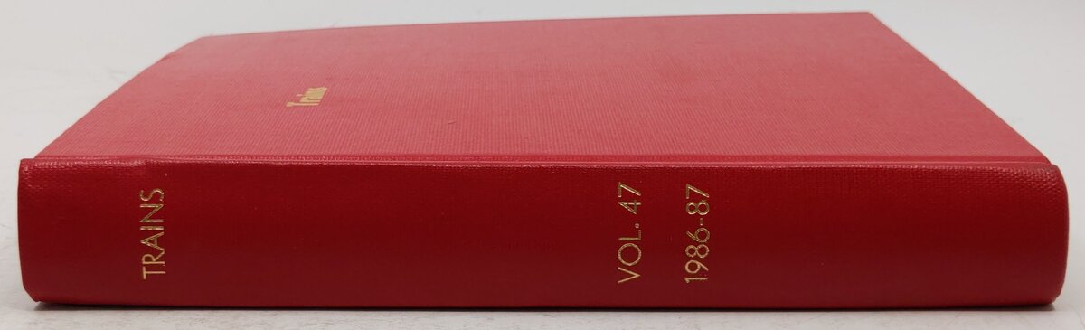 Trains Vol.47 1986-87 Hardcover Book EX