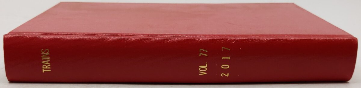 Trains Vol.77 2017 Hardcover Book EX