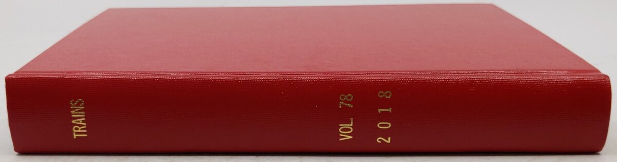 Trains Vol.78 2018 Hardcover Book EX