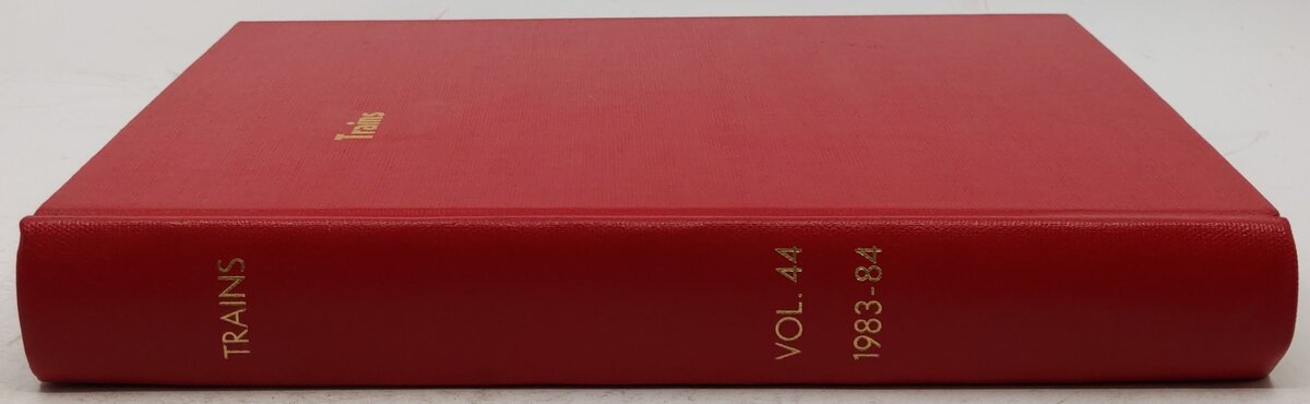 Trains Vol.44 1983-84 Hardcover Book EX