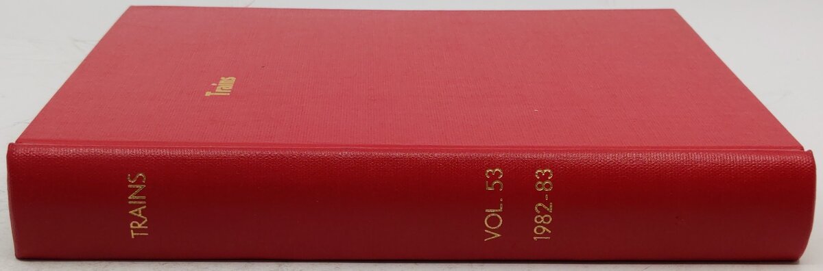 Trains Vol.53 1982-83 Hardcover Book EX