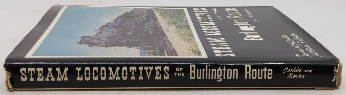 Steam Locomotives of the Burlington Route Hardcover Book VG