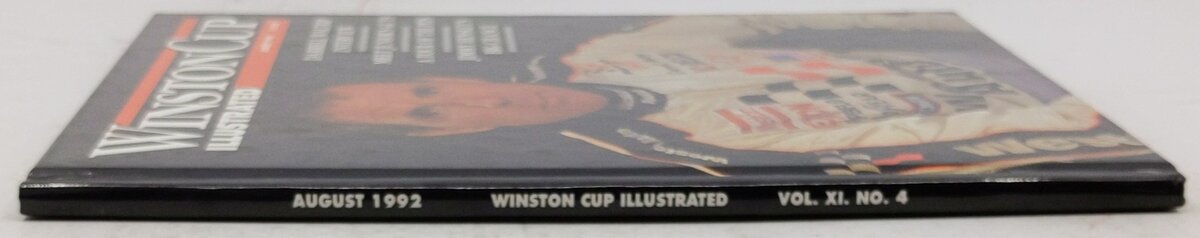 Winston Cup Illustrated August 1992 Hardcover Book EX