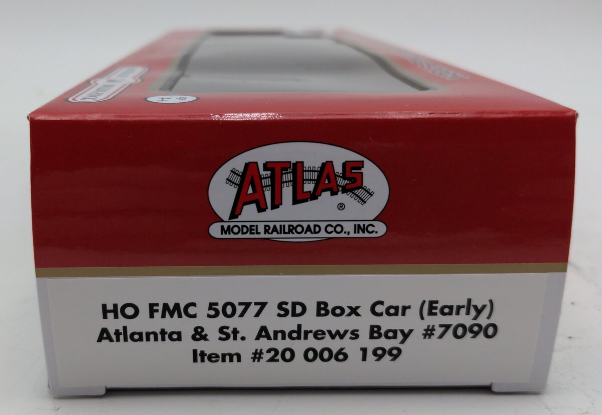 Atlas 20006199 HO Atlanta & St. Andrews Bay FMC 5077 Single Door Boxcar #7090