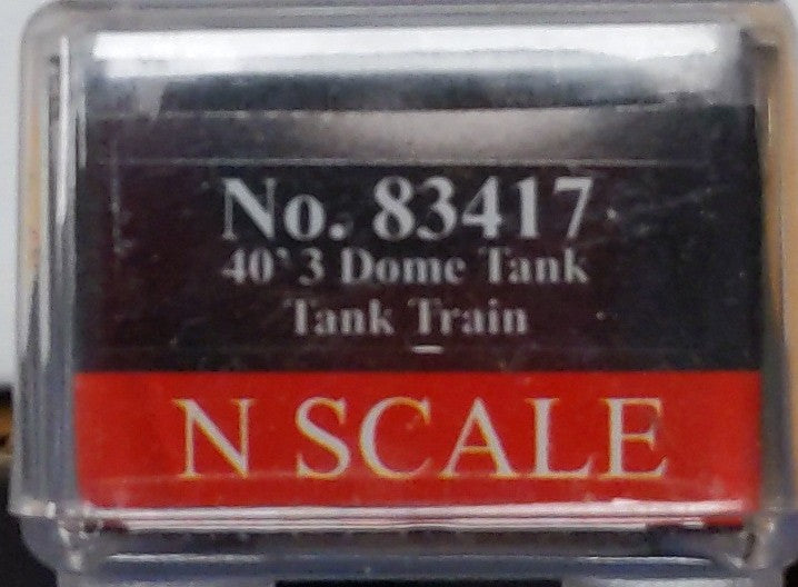 Model Power 83417 N Scale GATX Corporation 40' 3-Dome Tank Car #10452