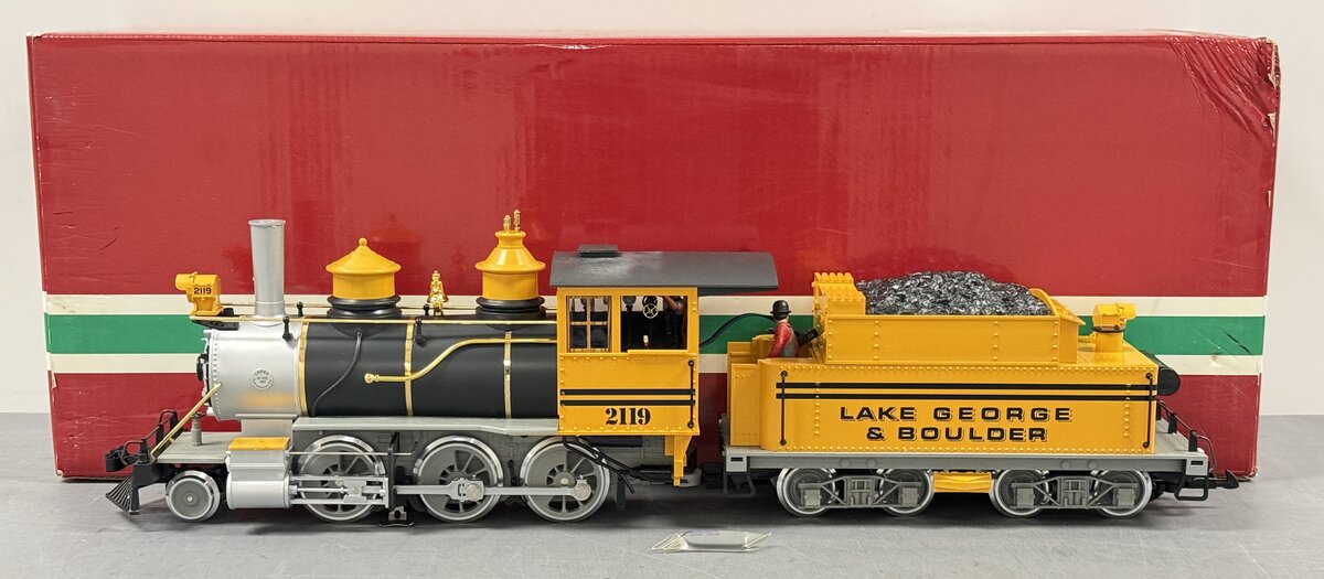 LGB 2119D G Scale Lake George and Boulder 2-6-0 Mogul Steam