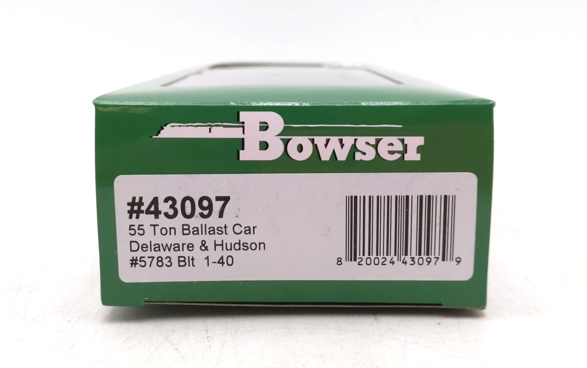 Bowser 43097 HO Delaware & Hudson 55-Ton Ballast Hopper Ready to Run #5783 NIB