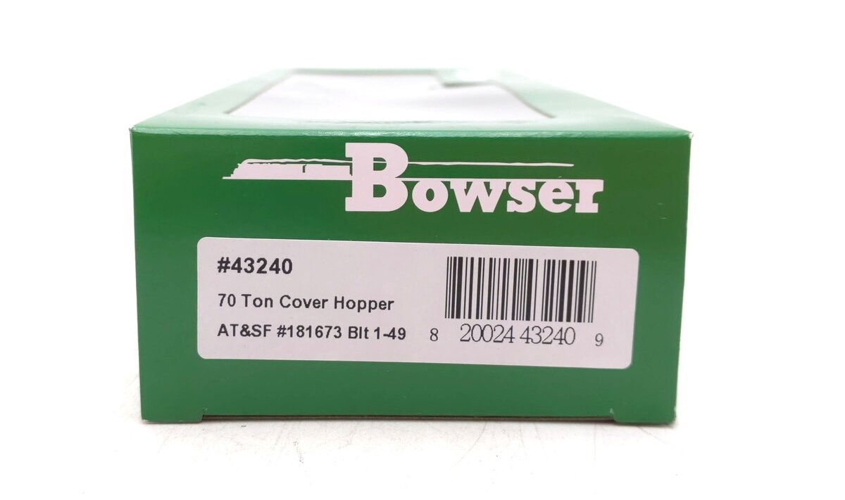 Bowser 43240 HO ATSF Standard Line H34 Covered Hopper Car #181673