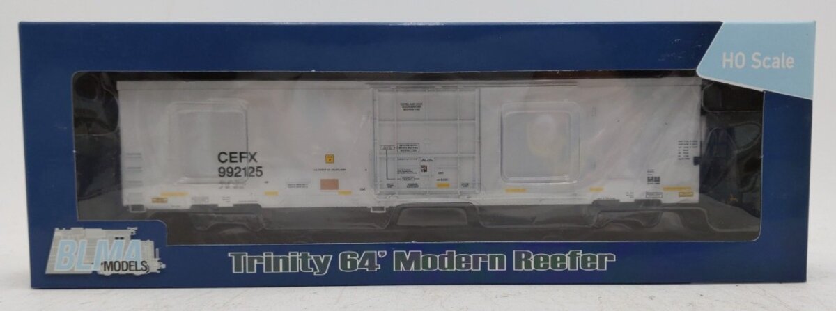 BLMA Models 52907 HO Scale CEFX Trinity 64' Modern Refrigerator Car #922125