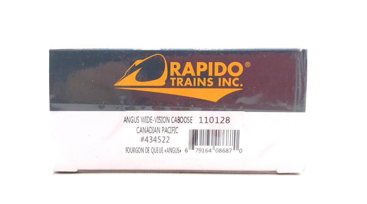 Rapido Trains 110128 HO Canadian Pacific Angus Wide-Vision Caboose #434522