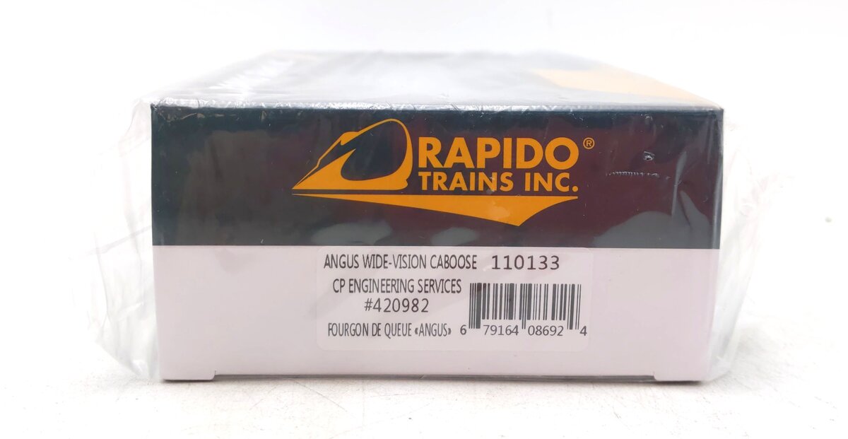 Rapido Trains 110133 HO CP Engineering Angus Wide-VIsion Caboose #420982 MT/Box