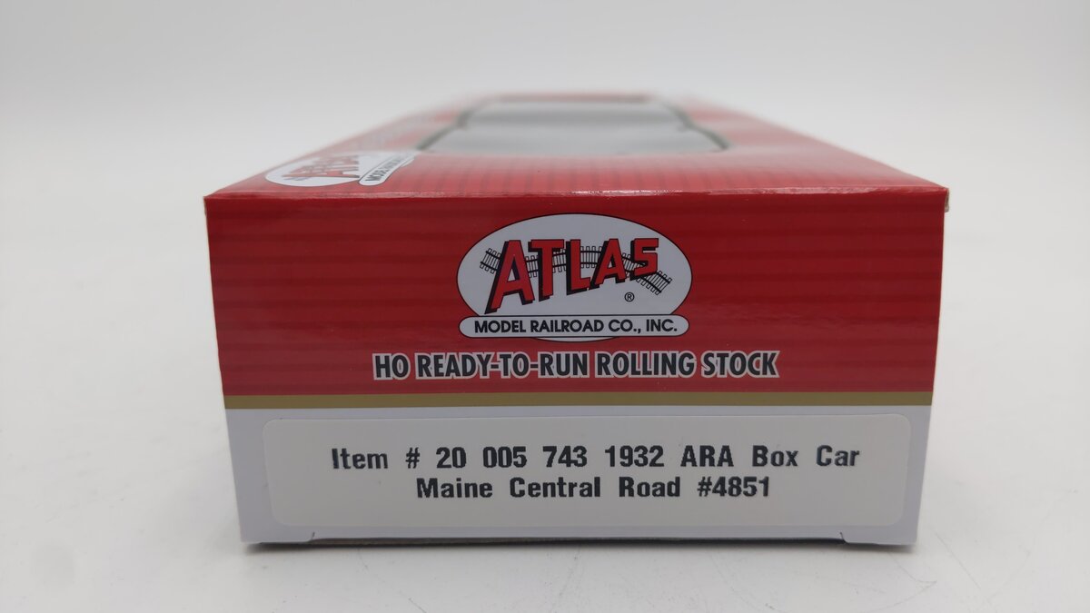Atlas 20005743 HO Scale Maine Central 1932 ARA Boxcar #4851