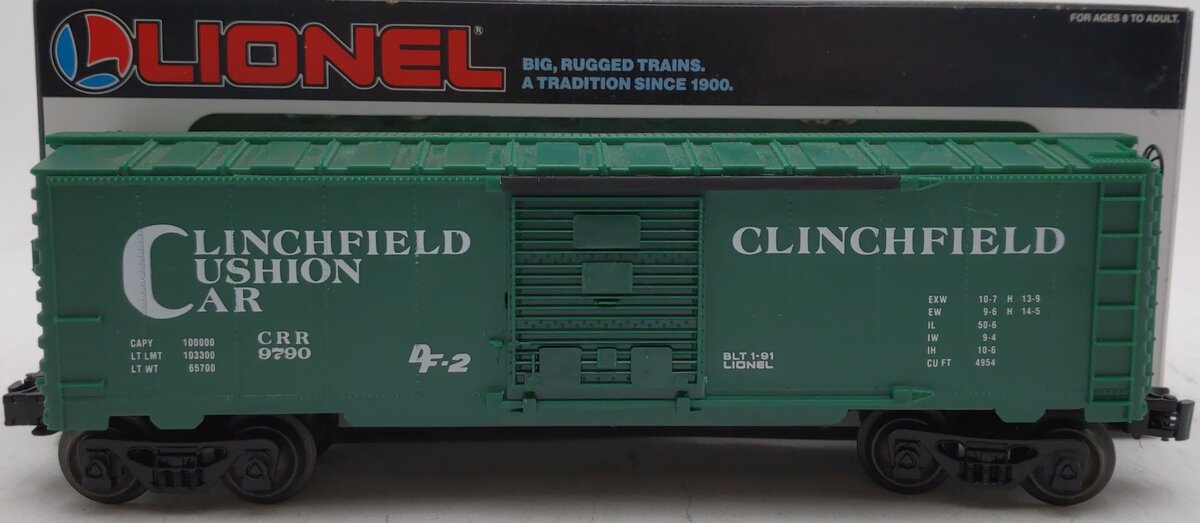 Lionel 6-19243 O Gauge Clinchfield Boxcar #9790 LN/Box – Trainz