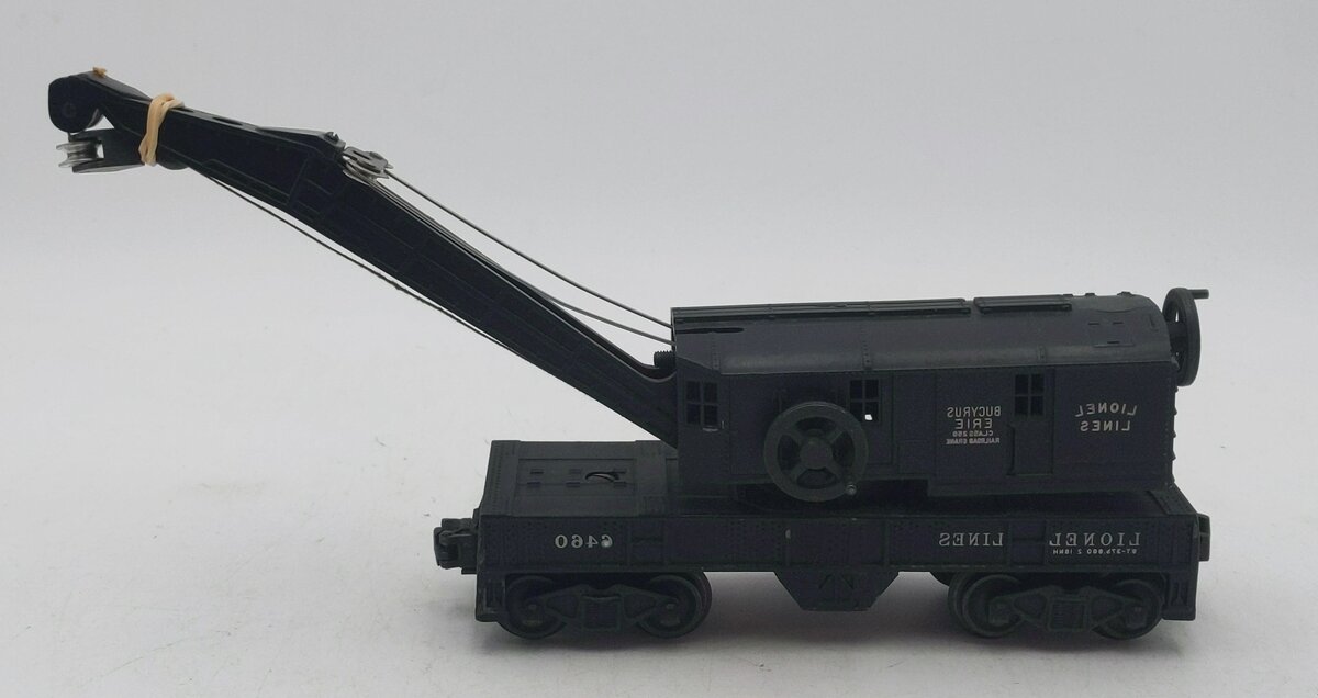 Lionel 6460 Vintage O Bucyrus Erie Crane Car VG