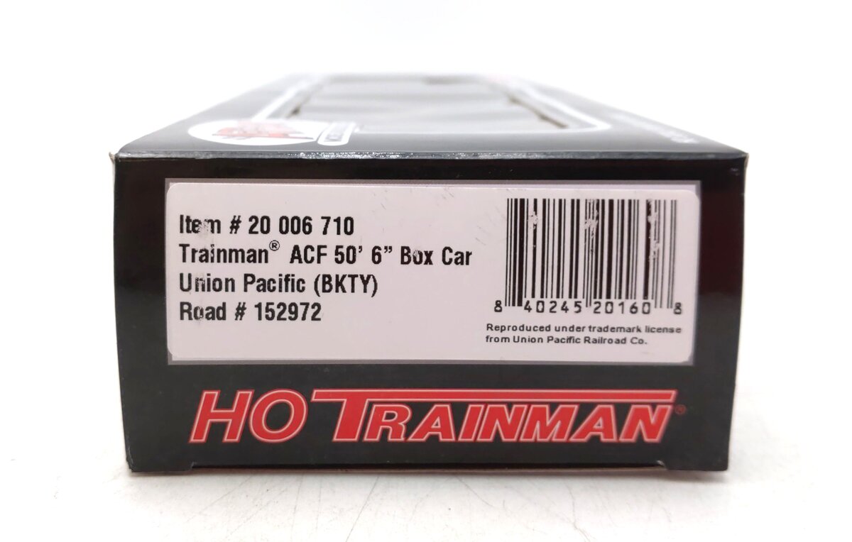 Atlas 20006710 HO Union Pacific Trainman ACF 50' 6" Box Car #152972