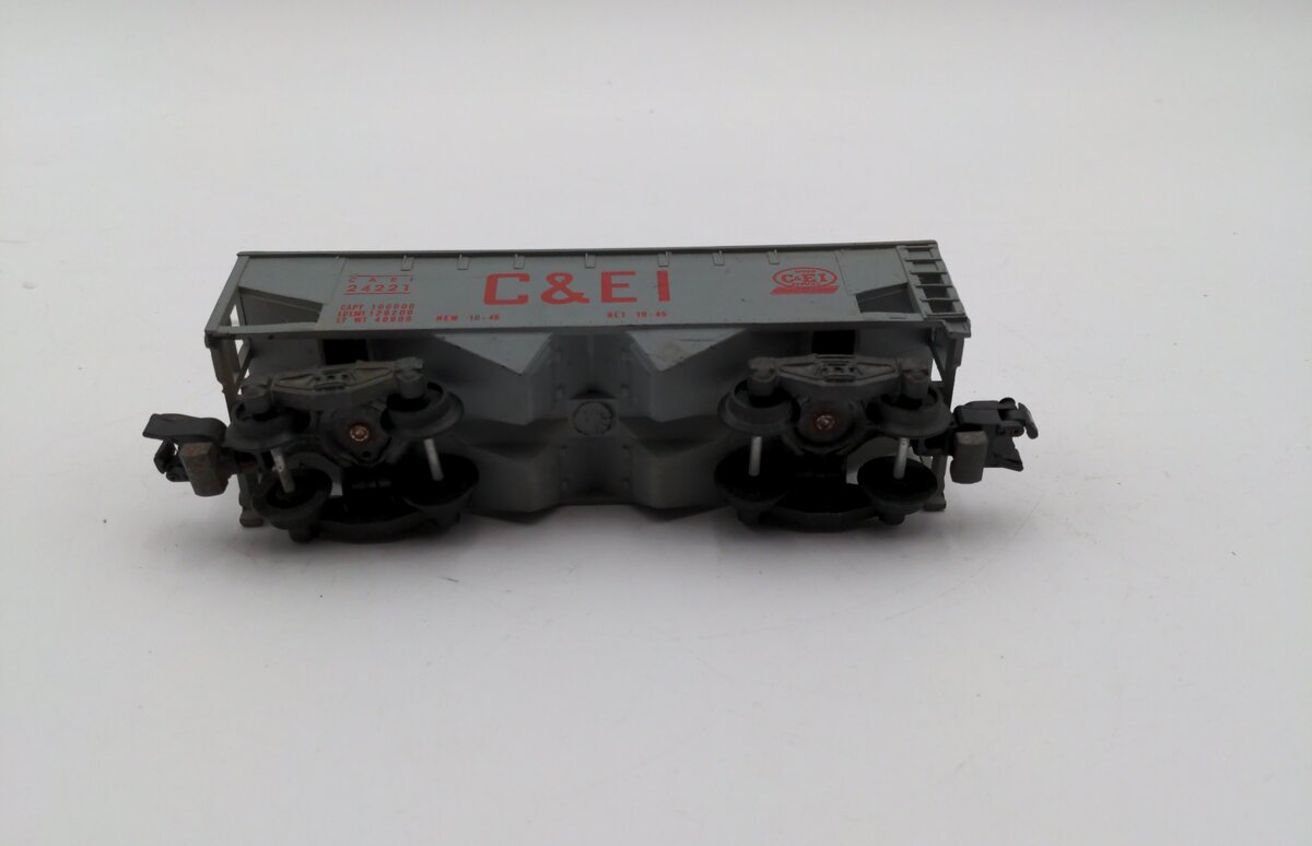American Flyer 24221 Vintage S C&EI 3-Bay Hopper EX
