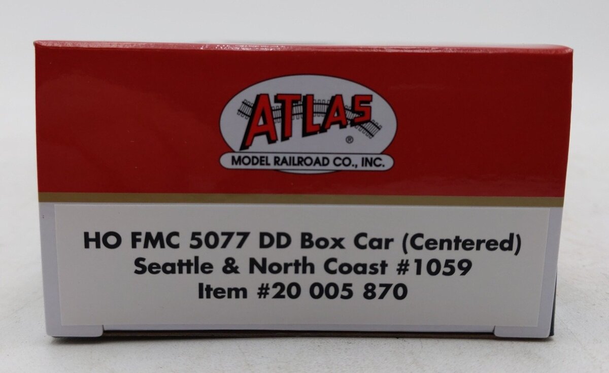 Atlas 20005870 HO Seattle and North Coast FMC 5077 DD Box Car #1059