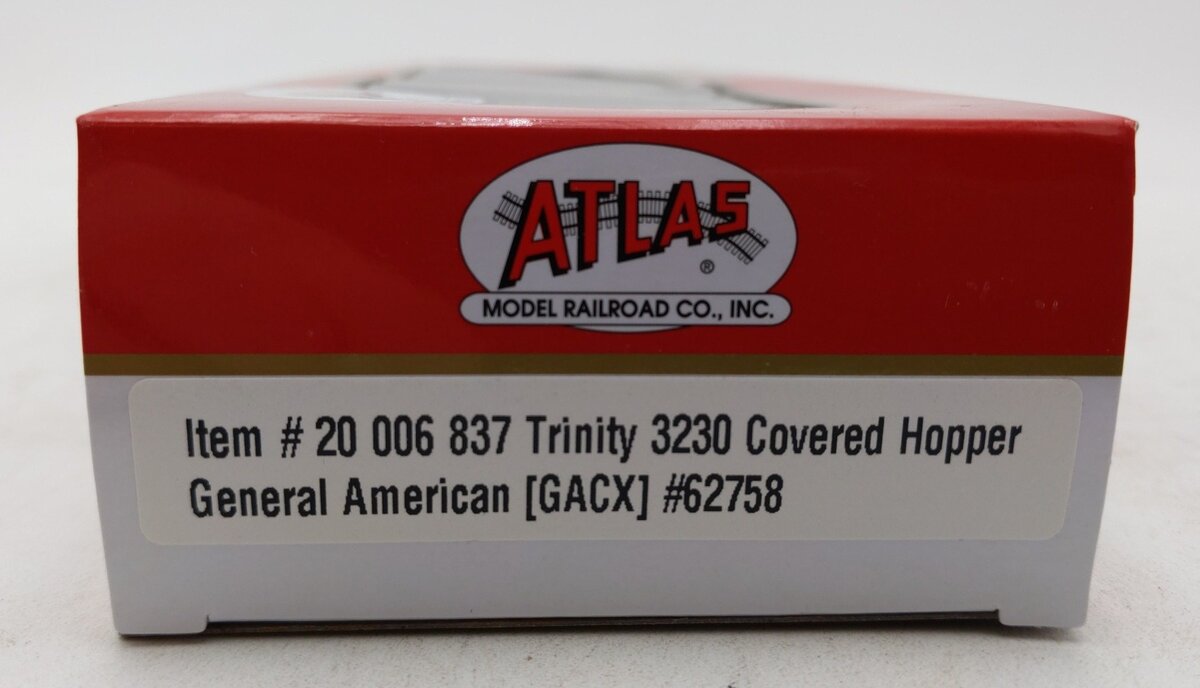 Atlas 20006837 HO General American (GACX) Trinity 3230 Covered Hopper #62758