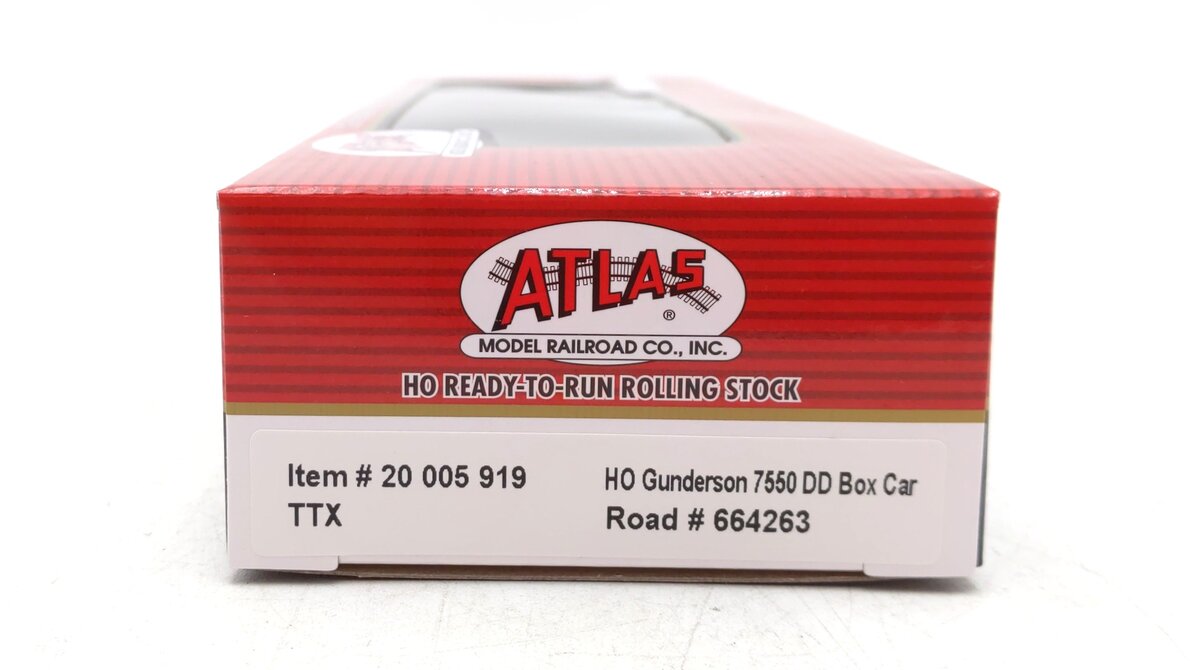 Atlas 20005919 HO TTX Master 60' Gunderson 7550 Double Door Box Car #664263