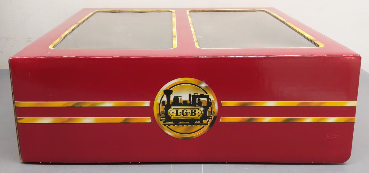 LGB 20355 Season's Greetings Christmas Streetcar Trolley (Set of 2) EX/Box