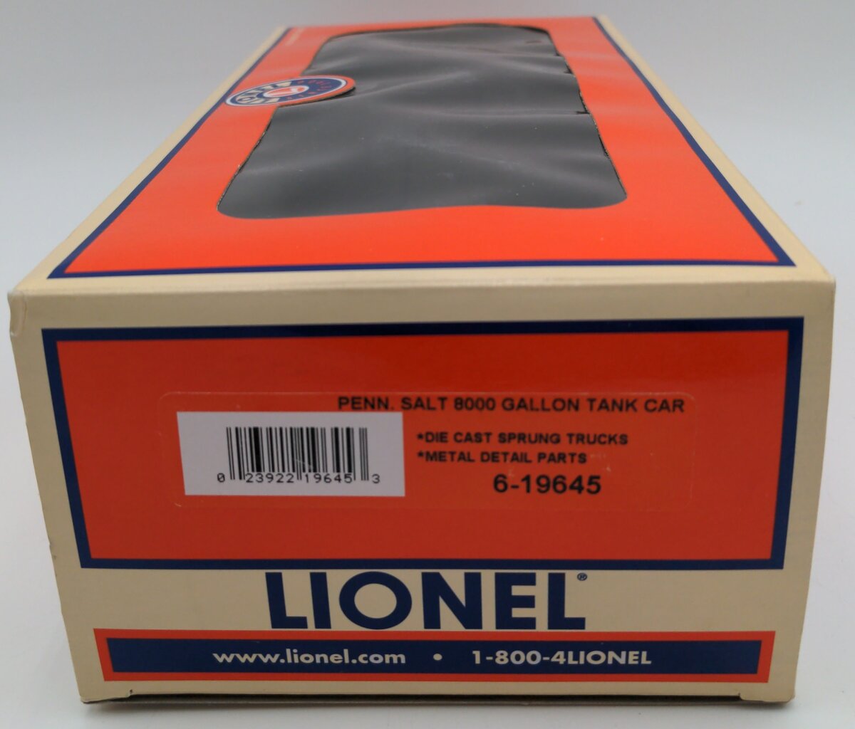 Lionel 6-19645 O Gauge Pennsylvania Salt 8,000 Gallon Tank Car #4724 LN/Box